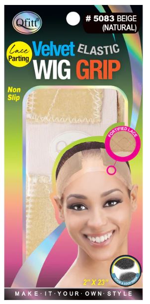 QFITT Fortified Velvet Lace Parting Wig Grip Sareya Beauty Supply Store Calgary